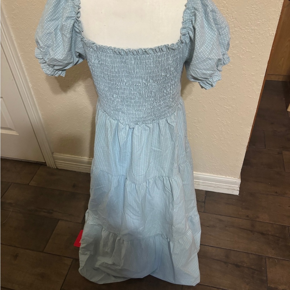 Ankle dress full skirt